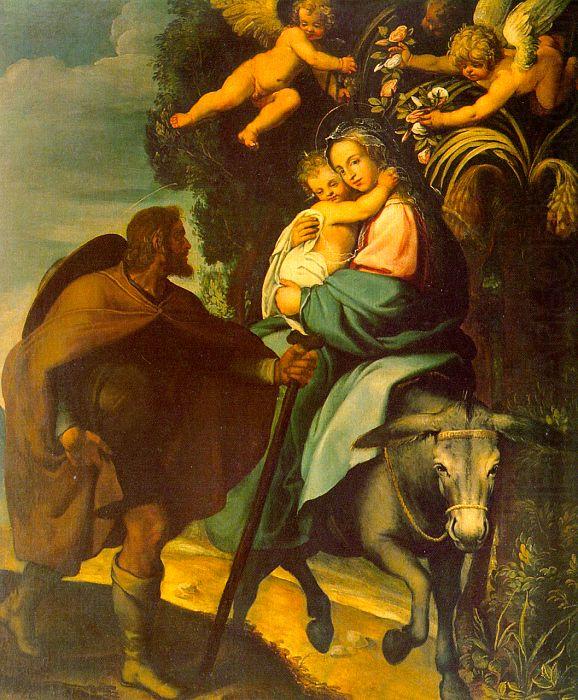 Carducci, Bartolommeo The Flight into Egypt china oil painting image